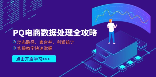 (14240期)PQ电商数据处理全攻略,动态路径、表合并、利润统计,实操教学快速掌握-OPCmate