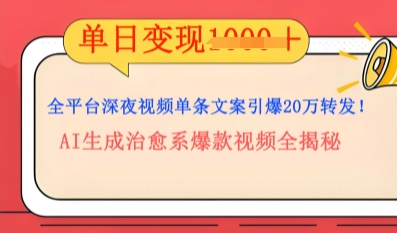 全平台深夜文案新风口:DeepSeek生成百万播放量金句,治愈系内容涨粉速度快4倍-OPCmate