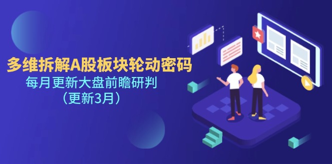 (14213期)多维拆解A股板块轮动密码,每月更新大盘前瞻研判(更新3月)-OPCmate